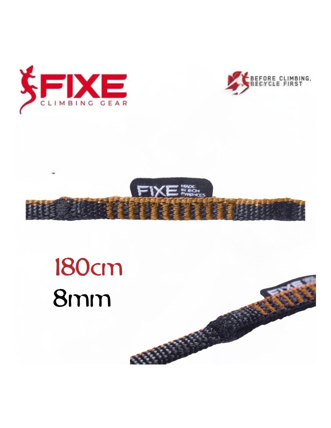 Anillo de la marca Fixe de 180 cm de largo echa de dynema de 8 mm