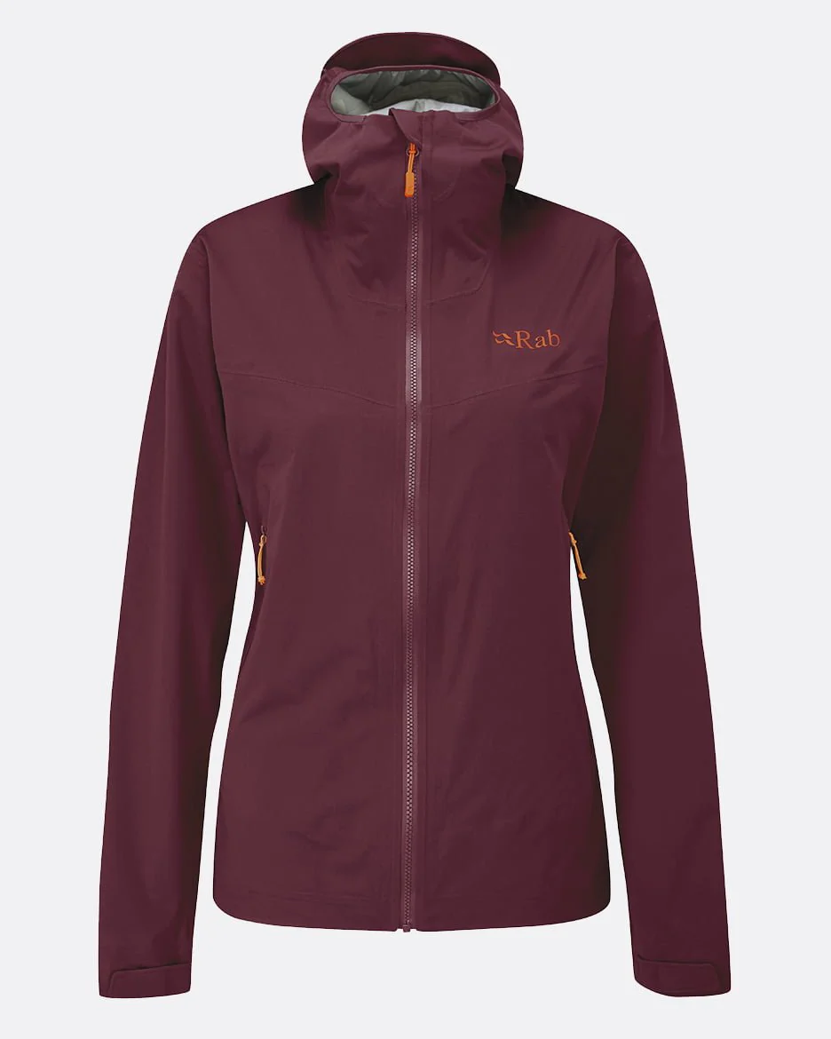 Rab kinetic jacket para mujer DeepHeather